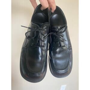 Vintage Made in England Dr Martens 4 Eyelet Oxfords Smooth Goth Punk Y2K 6/ US 8